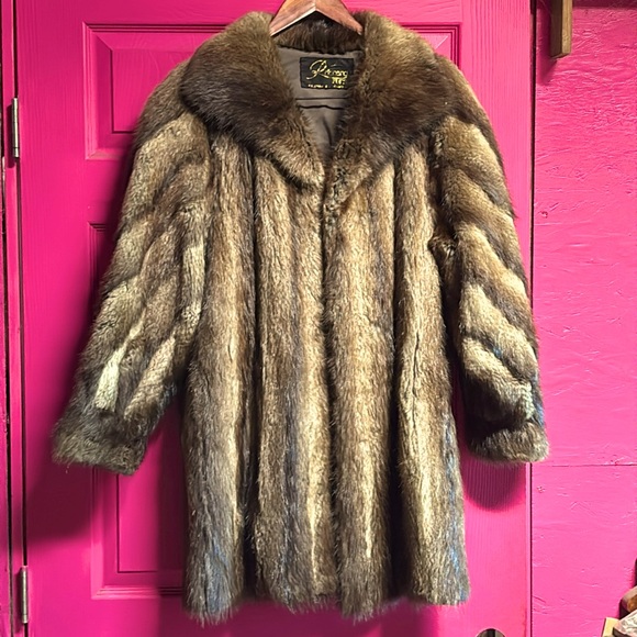 Vintage Muskrat Coat - Picture 1 of 7